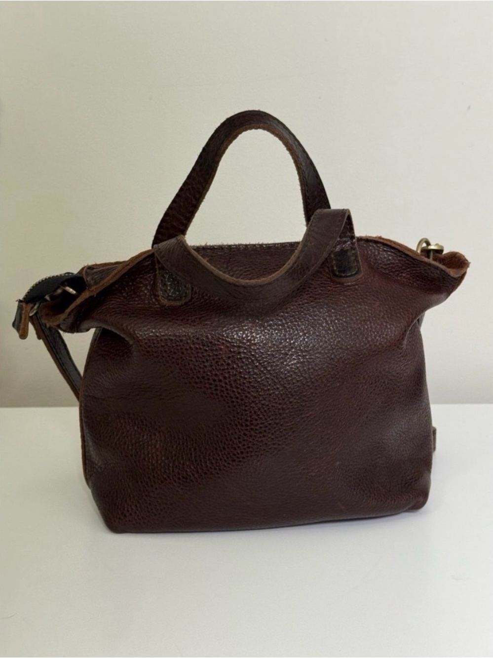Portland Leather Coldbrew Mini crossbody with zipper - Picture 4 of 4